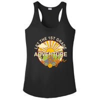 Back To School Let The 1st Grade Adventure Begin Ladies PosiCharge Competitor Racerback Tank