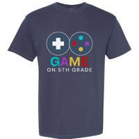 Back To School Game On 5th Grade Funny Gamer Garment-Dyed Heavyweight T-Shirt