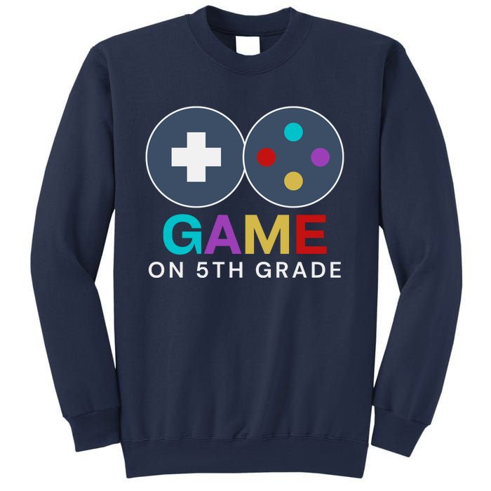 Back To School Game On 5th Grade Funny Gamer Sweatshirt