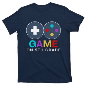 Back To School Game On 5th Grade Funny Gamer T-Shirt