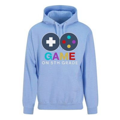 Back To School Game On 5th Grade Funny Gamer Unisex Surf Hoodie