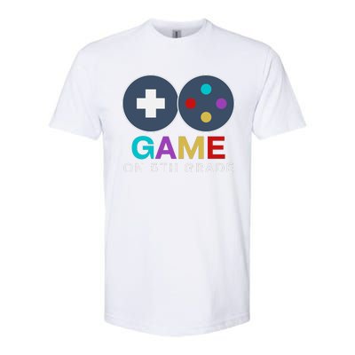 Back To School Game On 5th Grade Funny Gamer Softstyle CVC T-Shirt