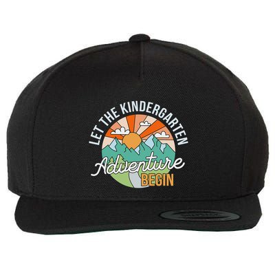 Back To School Let The Kindergarten Adventure Begin Wool Snapback Cap
