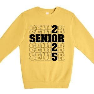 Back To School Officially A Senior Senior Class Of 2025 Premium Crewneck Sweatshirt