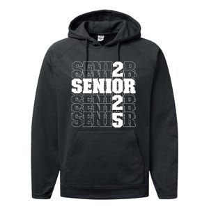 Back To School Officially A Senior Senior Class Of 2025 Performance Fleece Hoodie