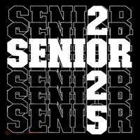 Back To School Officially A Senior Senior Class Of 2025 Tall T-Shirt