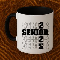 Back To School Officially A Senior Senior Class Of 2025 Mug
