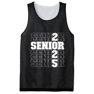 Back To School Officially A Senior Senior Class Of 2025 Mesh Reversible Basketball Jersey Tank