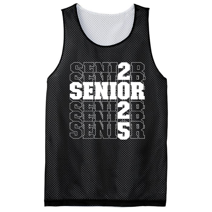 Back To School Officially A Senior Senior Class Of 2025 Mesh Reversible Basketball Jersey Tank