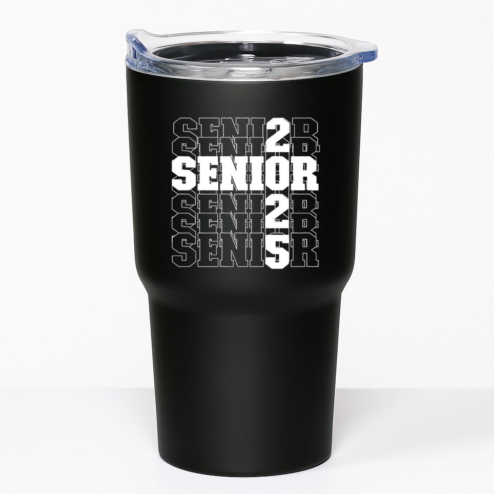 Back To School Officially A Senior Senior Class Of 2025 Tumbler