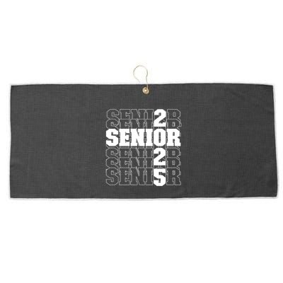 Back To School Officially A Senior Senior Class Of 2025 Large Microfiber Waffle Golf Towel
