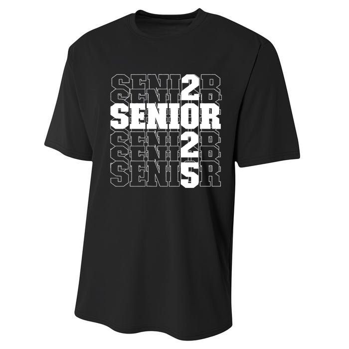 Back To School Officially A Senior Senior Class Of 2025 Performance Sprint T-Shirt