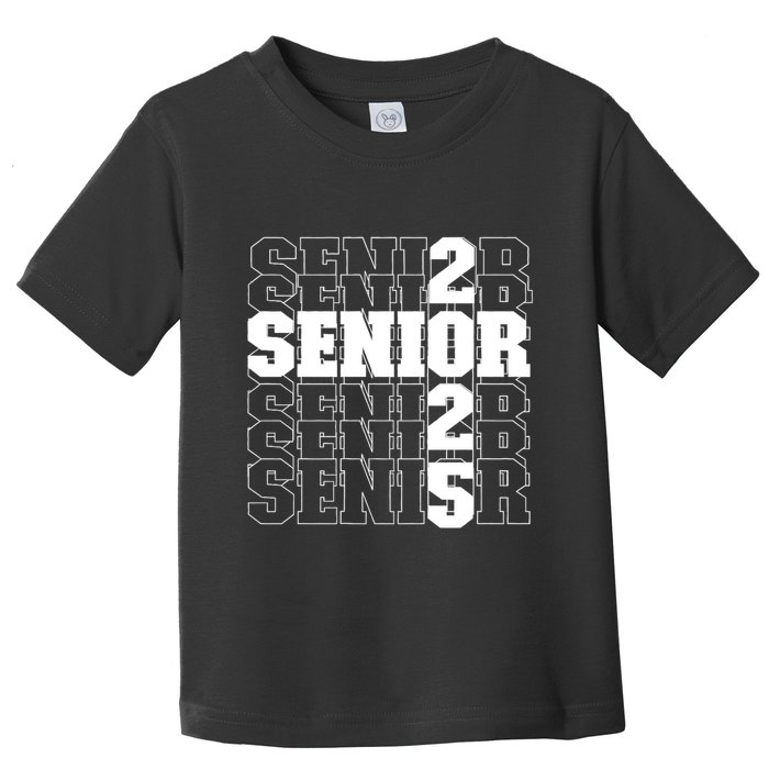 Back To School Officially A Senior Senior Class Of 2025 Toddler T-Shirt