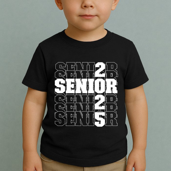Back To School Officially A Senior Senior Class Of 2025 Toddler T-Shirt
