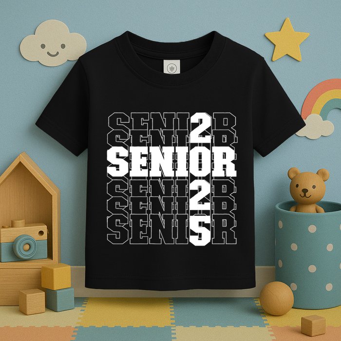 Back To School Officially A Senior Senior Class Of 2025 Toddler T-Shirt
