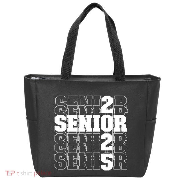 Back To School Officially A Senior Senior Class Of 2025 Zip Tote Bag