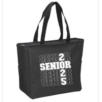 Back To School Officially A Senior Senior Class Of 2025 Zip Tote Bag