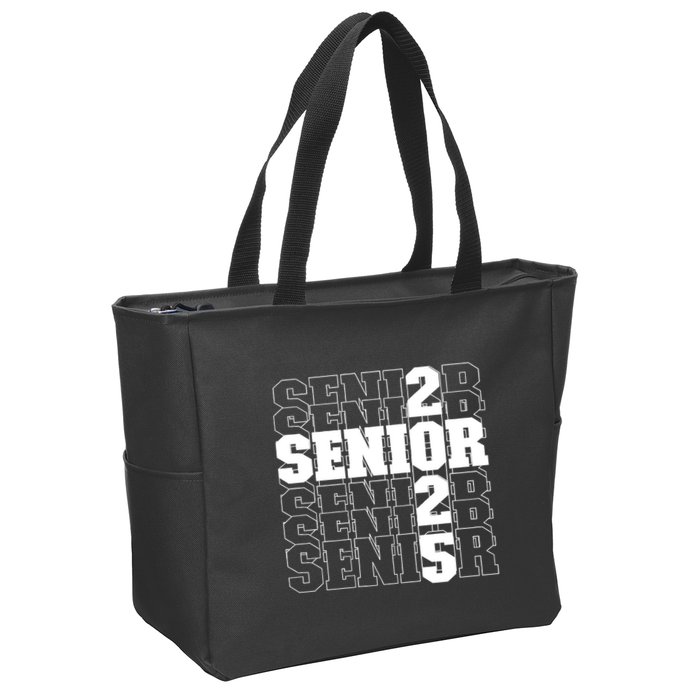 Back To School Officially A Senior Senior Class Of 2025 Zip Tote Bag
