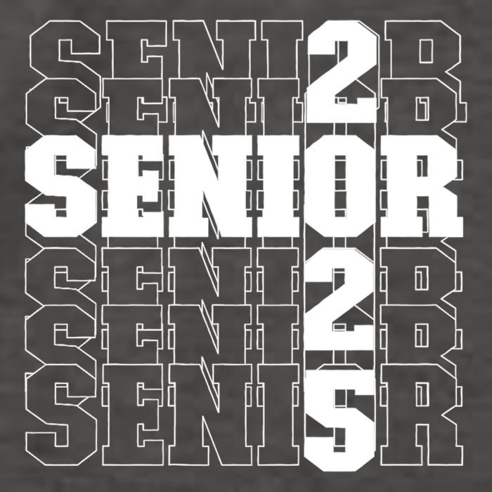 Back To School Officially A Senior Senior Class Of 2025 Vector Backpack