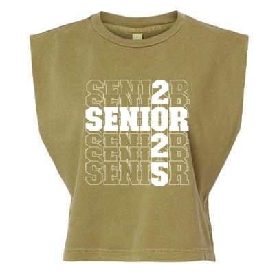 Back To School Officially A Senior Senior Class Of 2025 Garment-Dyed Women's Muscle Tee
