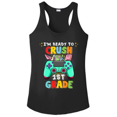 Back To School Im Ready To Crush 1St Grade Video Game Meaningful Gift Ladies PosiCharge Competitor Racerback Tank