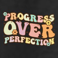 Back To School Progress Over Perfection Motivational Gifts Adult Drive Performance Visor