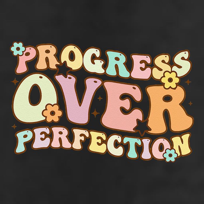 Back To School Progress Over Perfection Motivational Gifts Adult Drive Performance Visor