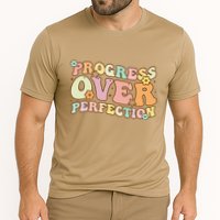 Back To School Progress Over Perfection Motivational Gifts Cooling Performance Crew T-Shirt