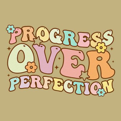Back To School Progress Over Perfection Motivational Gifts T-Shirt