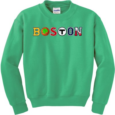 Bawston Townie Sports Kids Sweatshirt