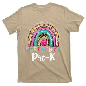 Back To School Rainbow Happy First Day Of PreK Gift T-Shirt