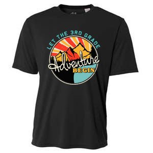 Back To School Let The 3rd Grade Adventure Begin Third Grade Cooling Performance Crew T-Shirt