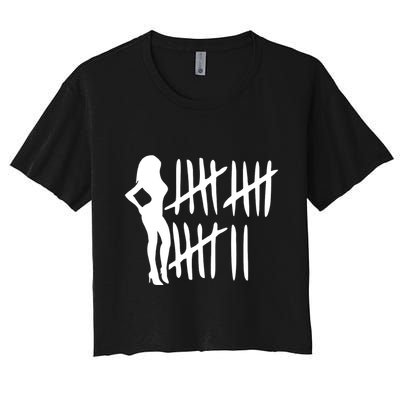 Bitch Tally Sheet Bitch Crop Top