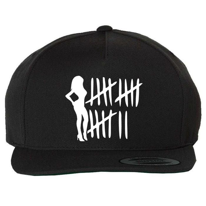 Bitch Tally Sheet Bitch Wool Snapback Cap