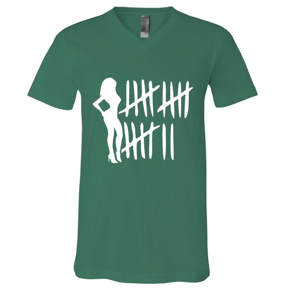 Bitch Tally Sheet Bitch V-Neck T-Shirt