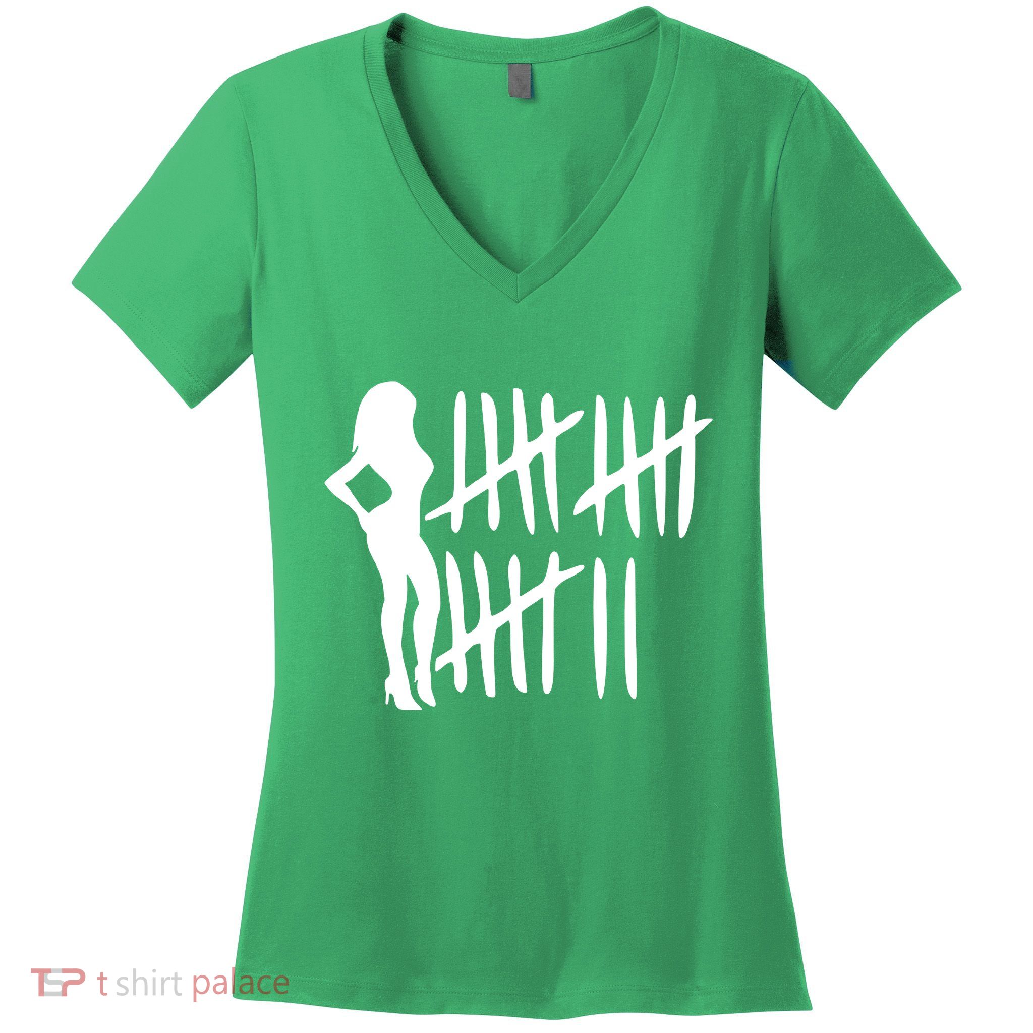 Bitch Tally Sheet Bitch Women's V-Neck T-Shirt