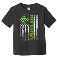 Break The Stigma Green Mental Health Awareness Toddler T-Shirt