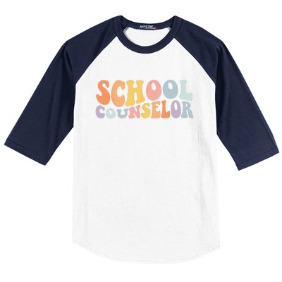 Back To School School Guidance Counselor Teacher Student Baseball Sleeve Shirt