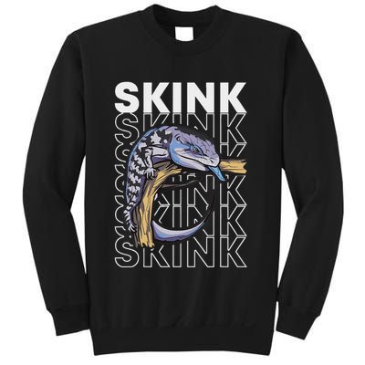 Blue Tongue Skink 80S Style Reptile Keeper Lizard Owner Sweatshirt