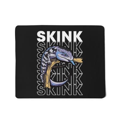 Blue Tongue Skink 80S Style Reptile Keeper Lizard Owner Mousepad