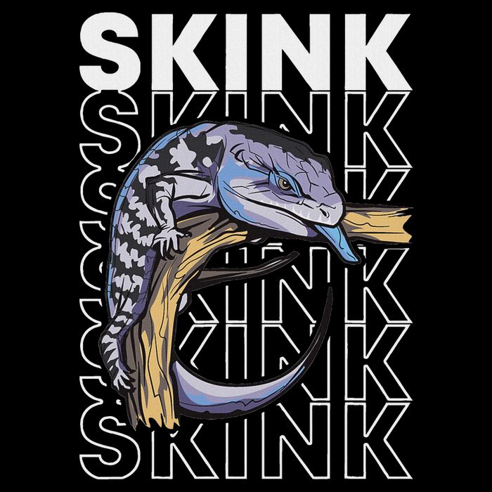 Blue Tongue Skink 80S Style Reptile Keeper Lizard Owner Poster