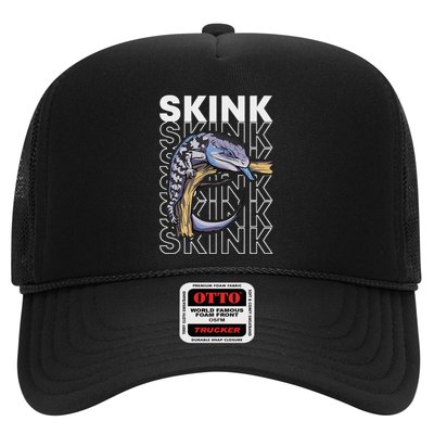 Blue Tongue Skink 80S Style Reptile Keeper Lizard Owner Trucker Hat
