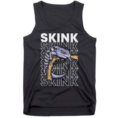 Blue Tongue Skink 80S Style Reptile Keeper Lizard Owner Tank Top