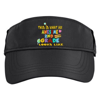 Back To School 2nd Grade Awesome Second Grader Looks Like Adult Drive Performance Visor