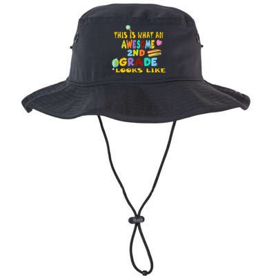 Back To School 2nd Grade Awesome Second Grader Looks Like Legacy Cool Fit Booney Bucket Hat