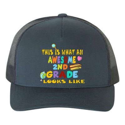 Back To School 2nd Grade Awesome Second Grader Looks Like Yupoong Adult 5-Panel Trucker Hat