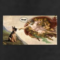 Boop The Snoot Of A German Shepherd Funny Dog Meme Adult Drive Performance Visor