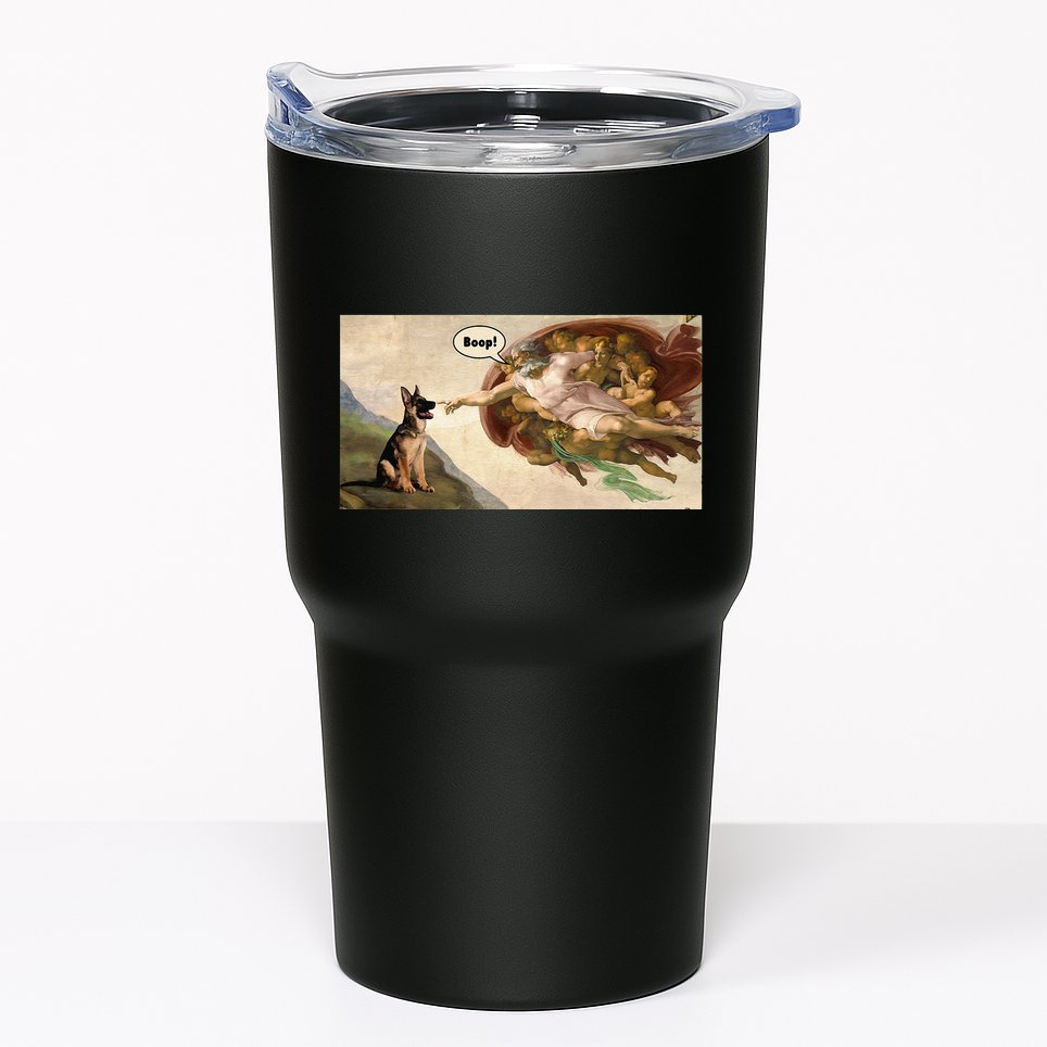 Boop The Snoot Of A German Shepherd Funny Dog Meme Tumbler