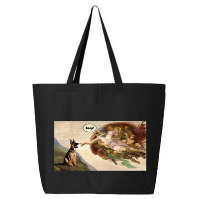 Boop The Snoot Of A German Shepherd Funny Dog Meme 25L Jumbo Tote