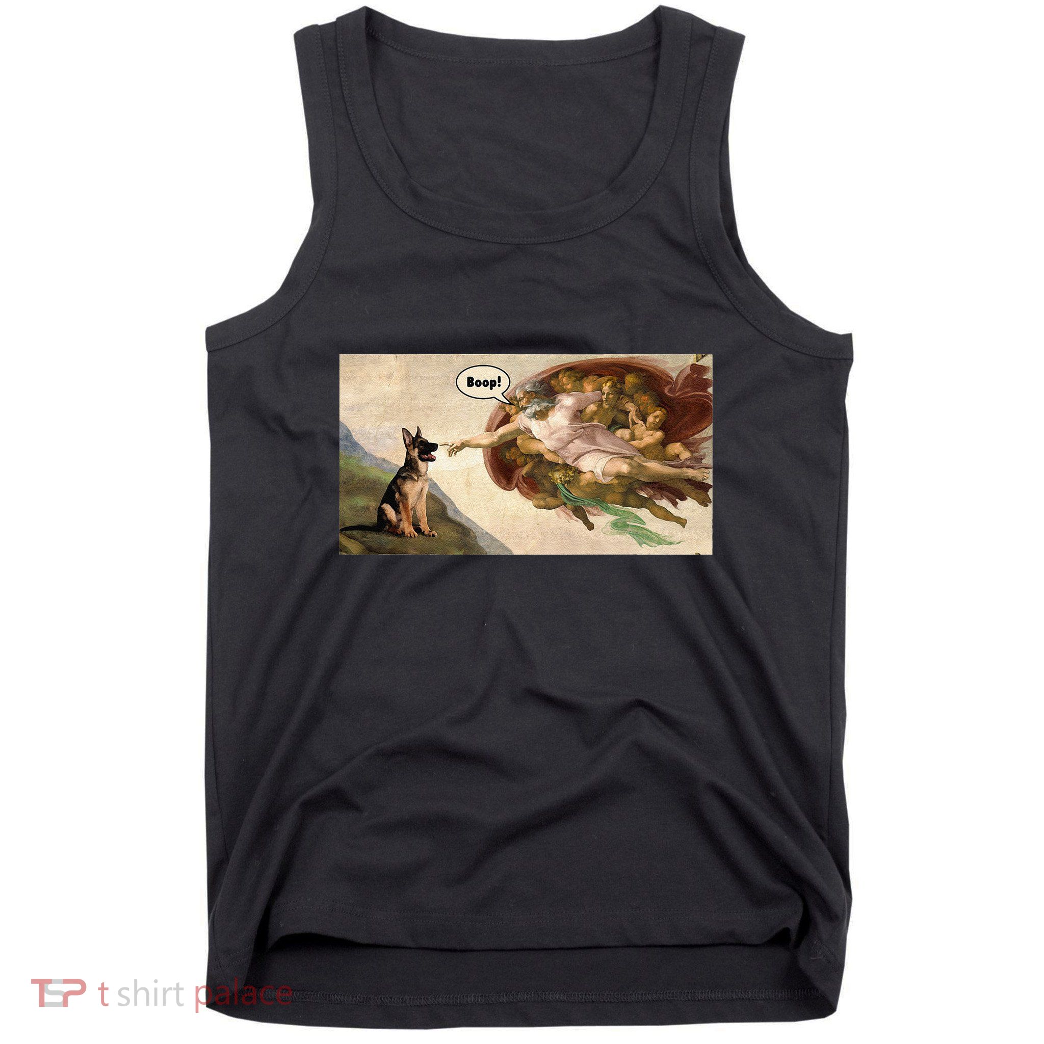 Boop The Snoot Of A German Shepherd Funny Dog Meme Tank Top